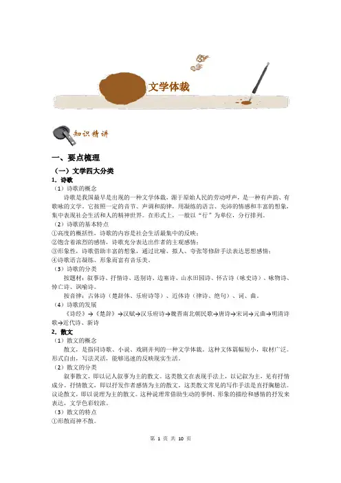 文学体裁