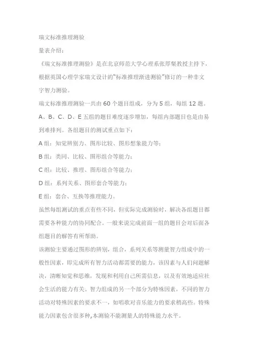 心理职业测验介绍大全(门萨粉丝团)