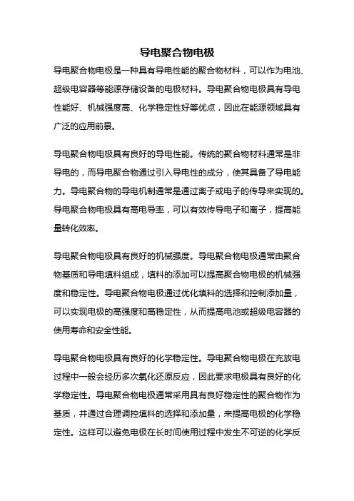 导电聚合物电极