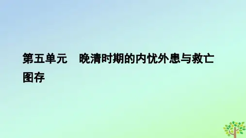 高中历史第5单元晚清时期的内忧外患与救亡图存第16课两次鸦片战争课件部编版必修中外历史纲要上