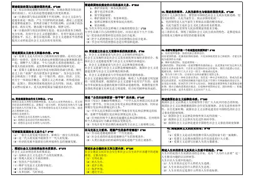思修简答题汇总(摘自19套历年真题)