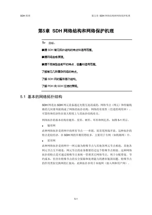 华为SDH传输资料第五章