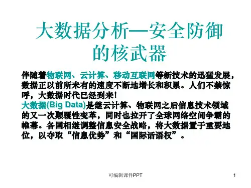 大数据分析—安全ppt课件