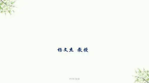 公司治理基本理论课件