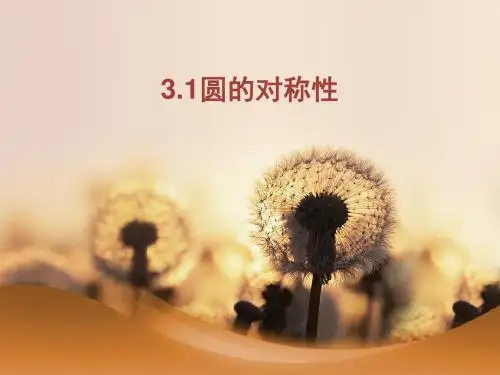 《圆的对称性》说课