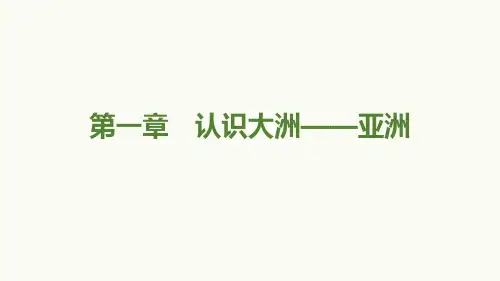 2024年中考地理复习+ 认识大洲——亚洲课件