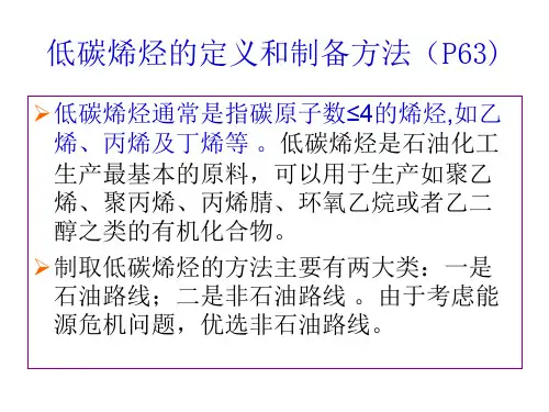 甲醇制烯烃几种工艺比较ppt课件