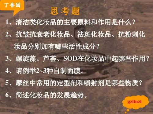 各类化妆品简介ppt课件