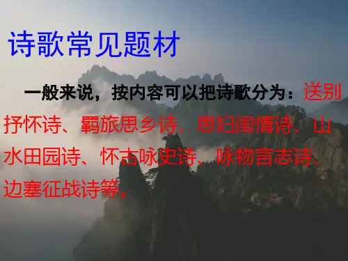 山水田园诗课件(意象意境)