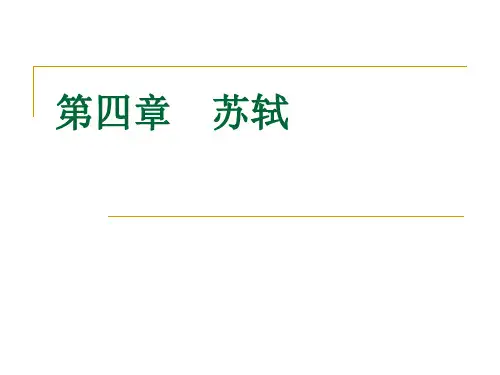 第四章苏轼