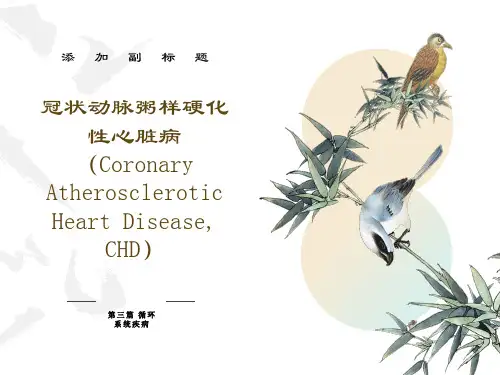 冠状动脉粥样硬化性心脏病课件