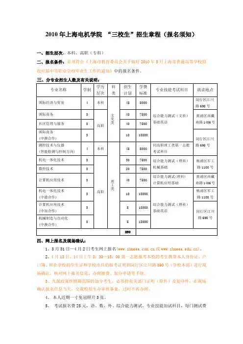 2010年上海电机学院