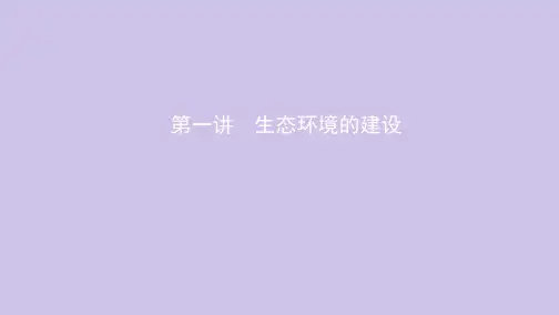 (北京专用)2020版高考地理总复习第十五单元区域的可持续发展第一讲生态环境的建设课件