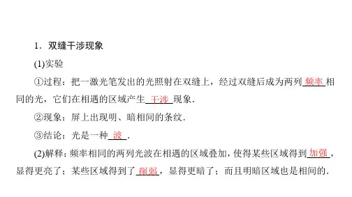 光的干涉  课件 