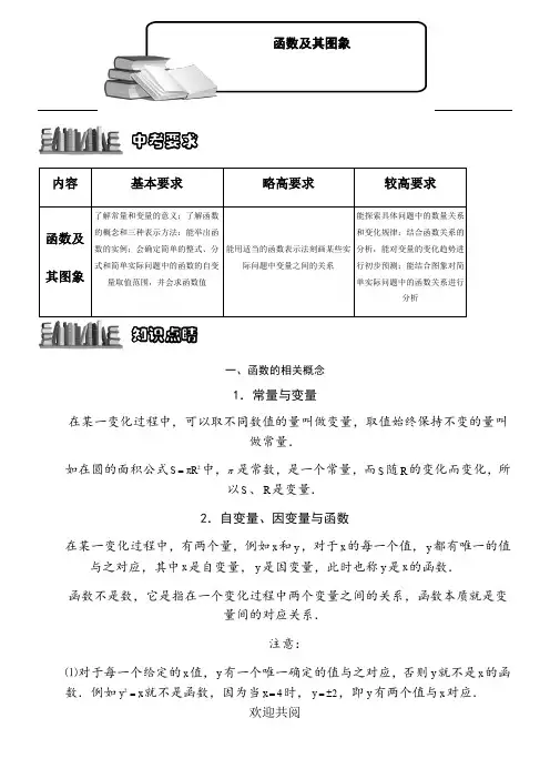 一次函数讲义