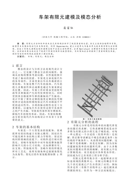 车架有限元分析