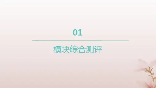 江苏专版2023_2024学年新教材高中数学模块综合测评课件新人教A版必修第一册