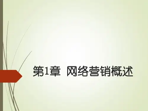 《网络营销》课件PPT