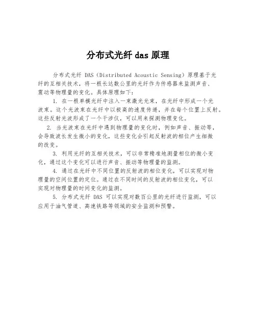分布式光纤das原理