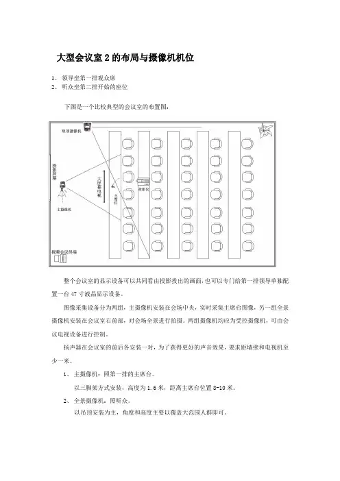 大型会议室B布局