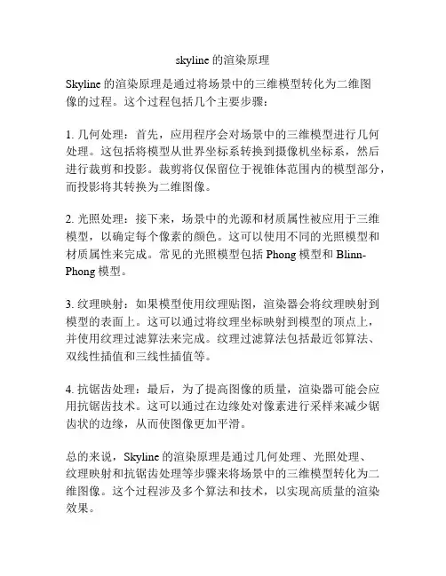 skyline的渲染原理