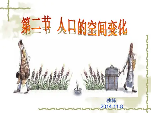 人口的空间变化精品PPT课件
