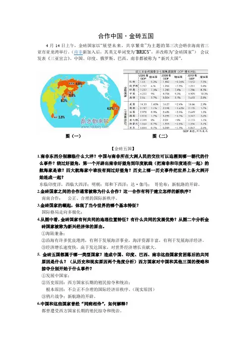 金砖五国