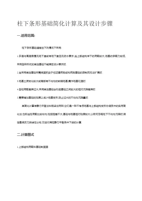 柱下条形基础简化计算及其设计步骤