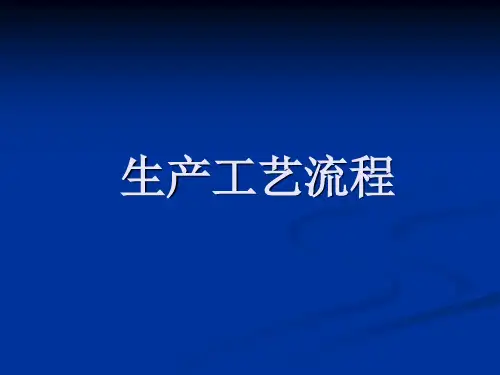 生产工艺流程