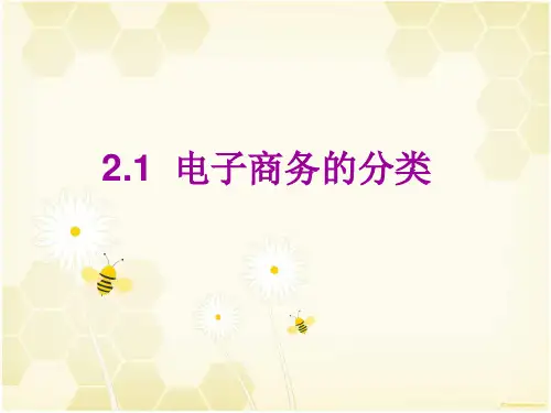 电子商务分类