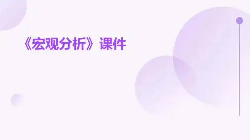 《宏观分析》课件