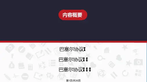 巴塞尔协议一二三介绍与区别PPT课件