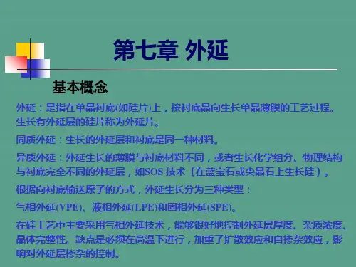 集成电路制造工艺之——外延ppt课件