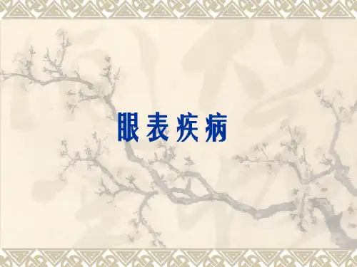 眼表疾病ppt课件