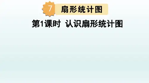 六年级数学上册第七单元第1课时 认识扇形统计图