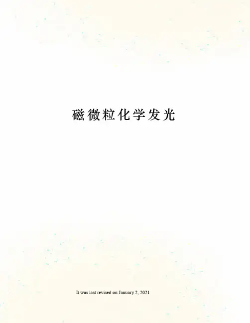 磁微粒化学发光