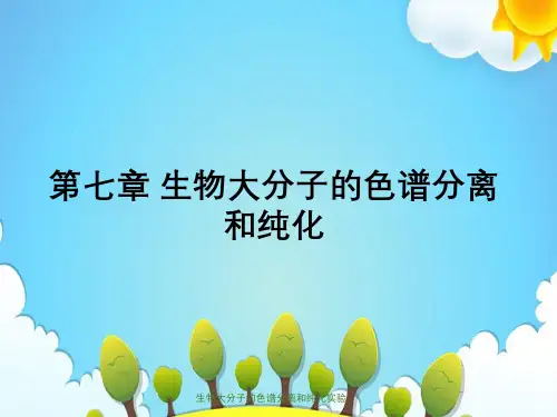 生物大分子的色谱分离和纯化实验