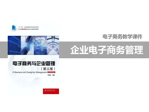 电子商务与企业竞争力ppt课件