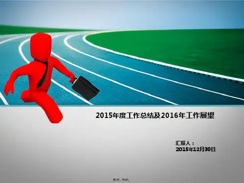 2015年度个人总结PPT
