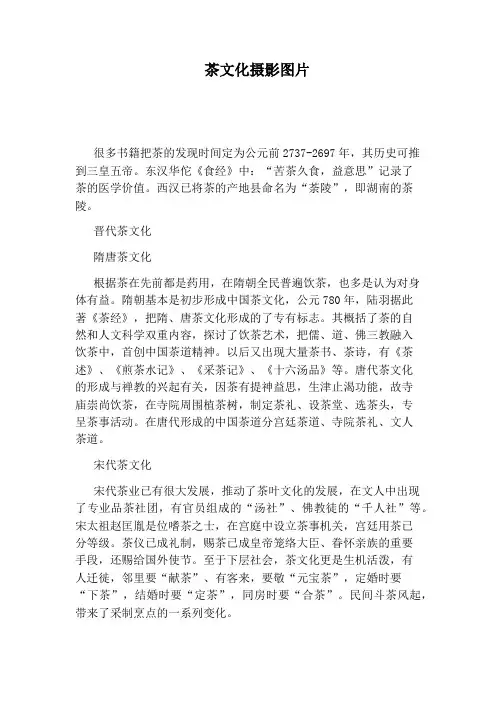 茶文化摄影图片