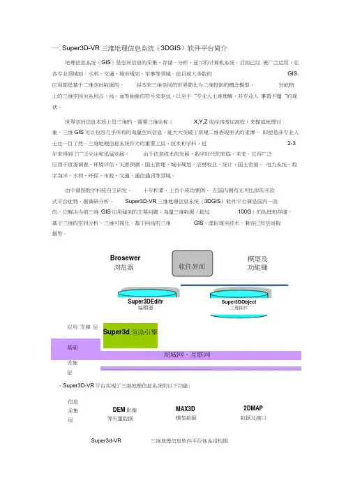 浅谈三维地理信息系统及其应用实例