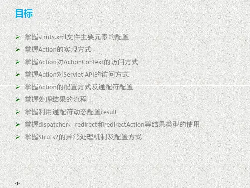 《轻量级Java EE程序设计及实践》课件第3章 Struts2深入
