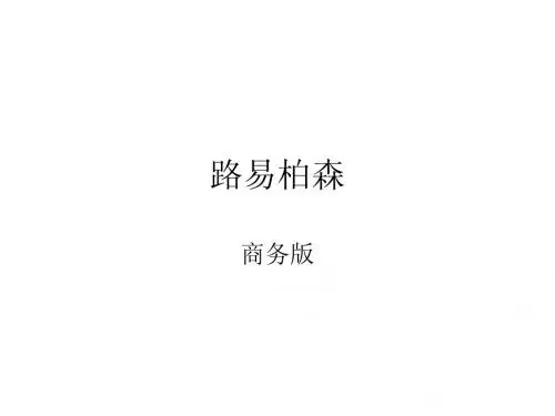 路易柏森-形象画册商务版