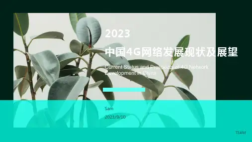 2022年我国4G网络发展现状