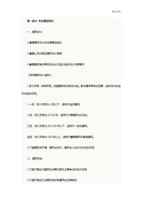 城乡规划  专业基础知识