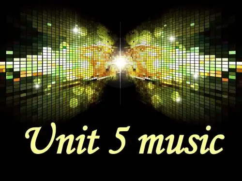 英语人教版 必修二 unit 5 music warming up and reading