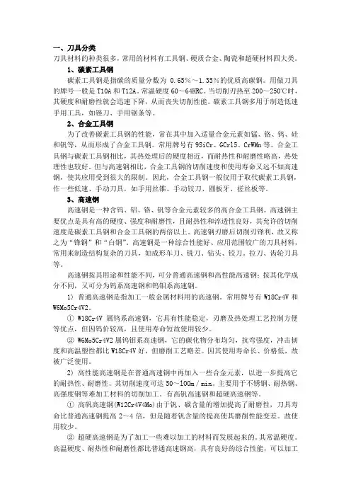 (完整word版)刀具分类