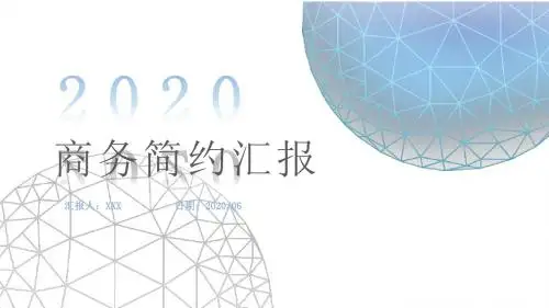 互联网科技简约工作总结汇报PPT模板