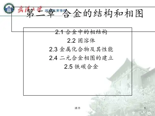 合金的结构及相图 ppt课件