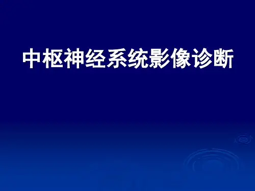 中枢神经系统影像诊断